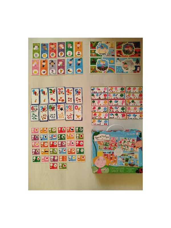 Большой набор обучающих пазлов