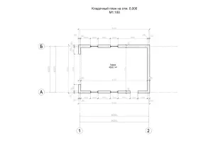 проект гаража 6х9 хоз. гараж для покраски авто, спринтер
