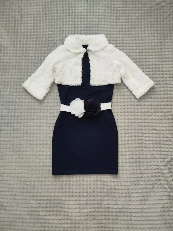 Платье + шубка для девочки