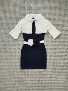 Платье + шубка для девочки