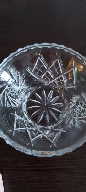 Ваза хрустальная