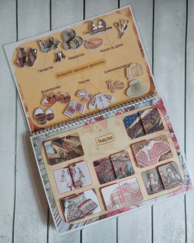 Детские игрушки - Лэпбук "БЕЛАРУСКІЯ НАРОДНЫЯ ПРОМЫСЛЫ" - Вся Беларусь - Фото 2 Лэпбук "БЕЛАРУСКІЯ НАРОДНЫЯ ПРОМЫСЛЫ" - Вся Беларусь - 229338 - Доска объявлений Kupika.by - Фото 2