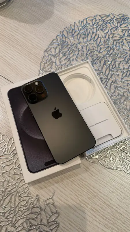 iPhone 15 pro max 256 91% akb