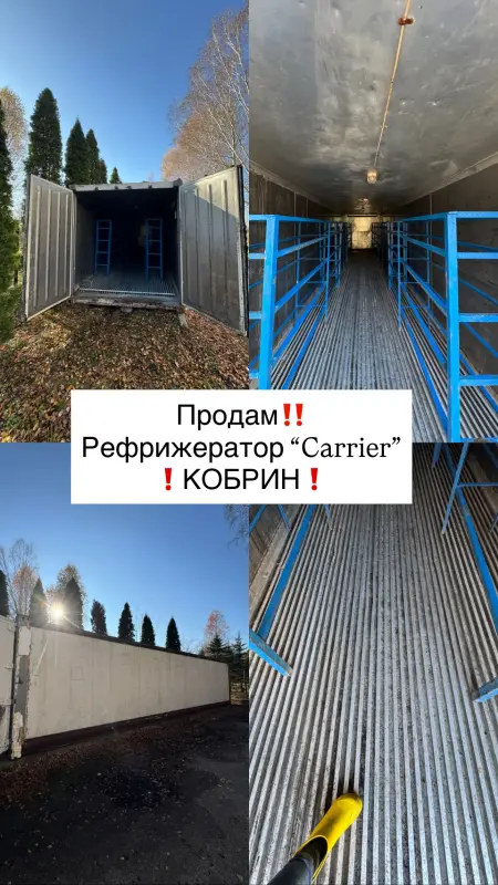 Рефрижератор Carrier, морозит до -20