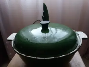 Жаровня чугунная эмалированная