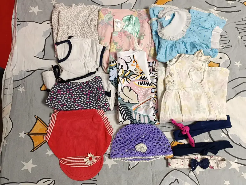 Лот одежды для девочки, 8-12 мес