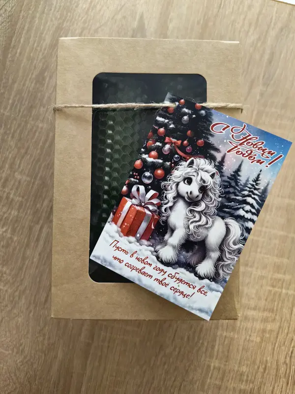 Подарочный набор из 2 свечей из вощины