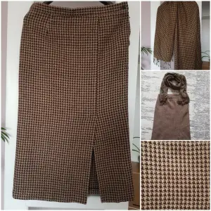 осенне-зимний комплект: юбка+шарф