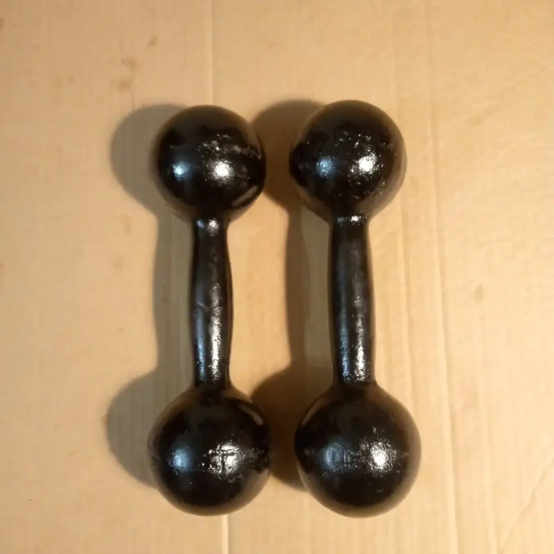 Гантели чугунные.Пара 8кг