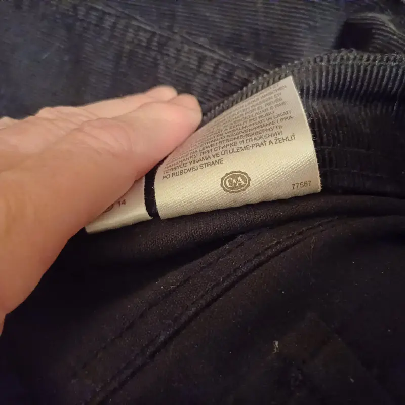 Вельветовые брюки C&A