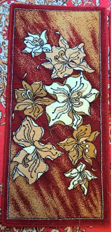 Комплект ковриков жаккардовых двухполотных в ванну и туалет-3шт, новый