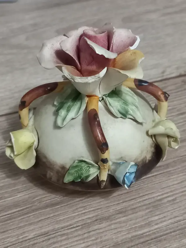 Винтажный чайник ваза