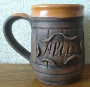 Кружка для пива (латвийская керамика, 600 мл)