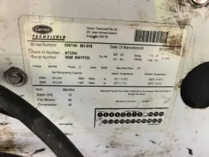 Контейнер Рефрижератор 2011 года Карриер