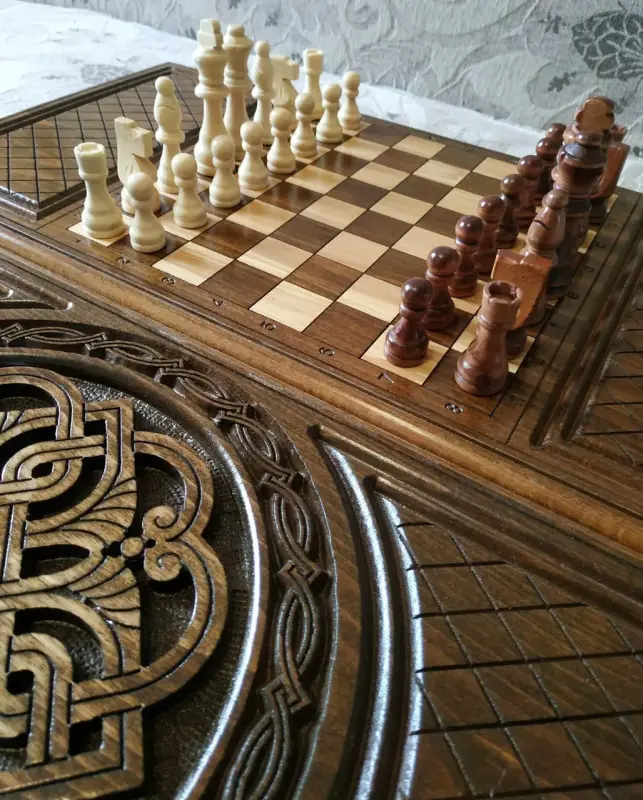 Настольные игры - Нарды - шахматы - шашки 3В1 - Вся Беларусь - Фото 7 Нарды - шахматы - шашки 3В1 - Вся Беларусь - 229208 - Доска объявлений Kupika.by - Фото 7