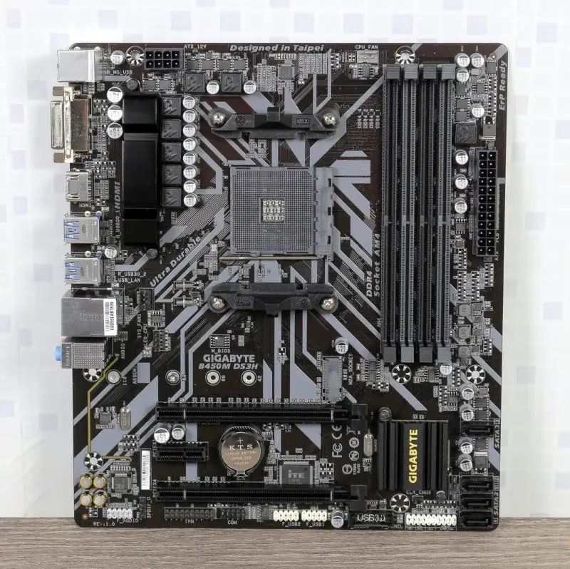 Материнская плата Gigabyte B450M DS3H (rev. 1.0)