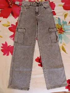 Джинсы палаццо, женские, новые