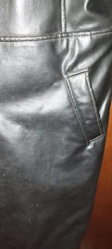 Плащ, пальто 70-80 гг.Кожаный.Ретро