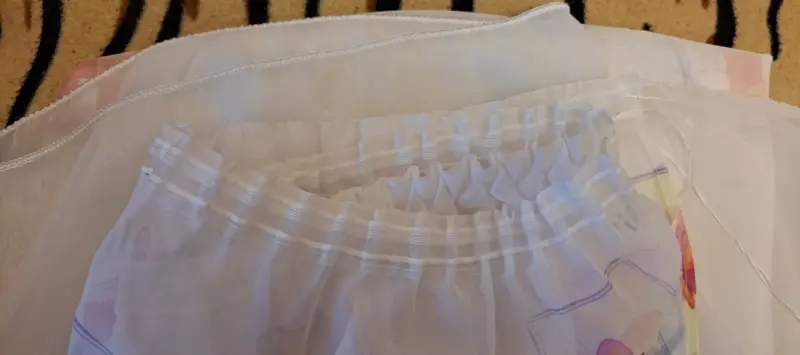 Тюль в детскую комнату, б.у мало совсем