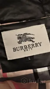 Пуховик Burberry черный