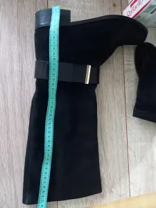 Замшевые сапоги