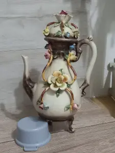 Винтажный чайник ваза