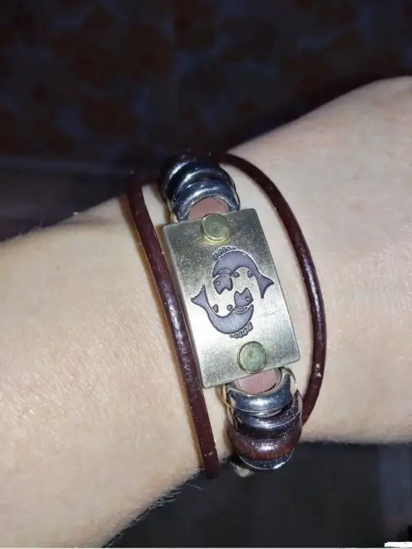 Браслет знаки зодиака Рыбы