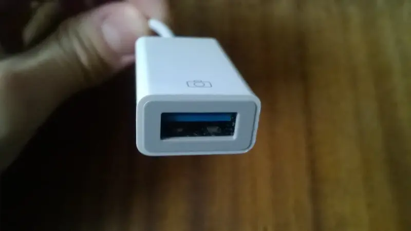 Адаптер USBTOP Lightning - USB Type-A ver.02 (белый)