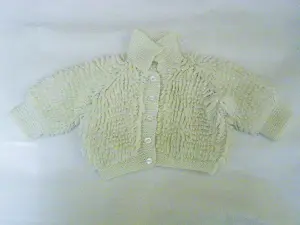 Кофточка вязаная шерстяная, теплая и мягкая