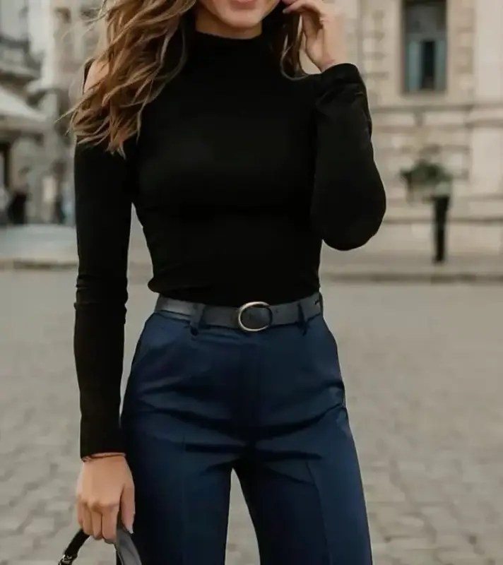 Шерсть водолазка Uniqlo