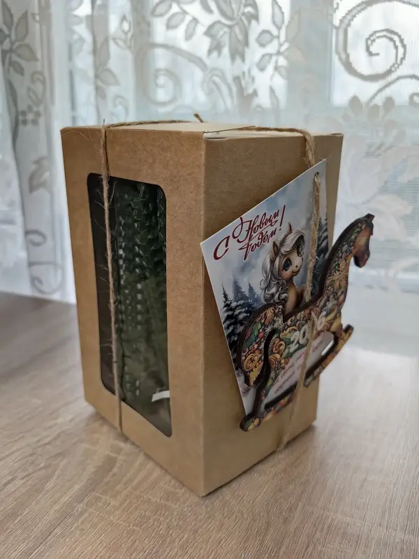 Подарочные свечи-елочки 4 штуки