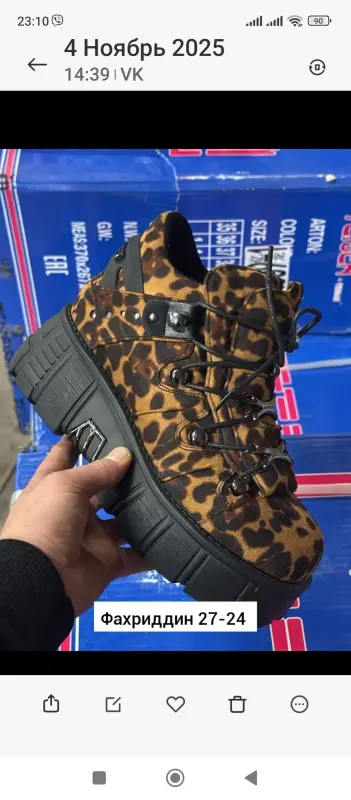 Зимние ботильоны