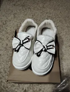 Мокасины женские теплые