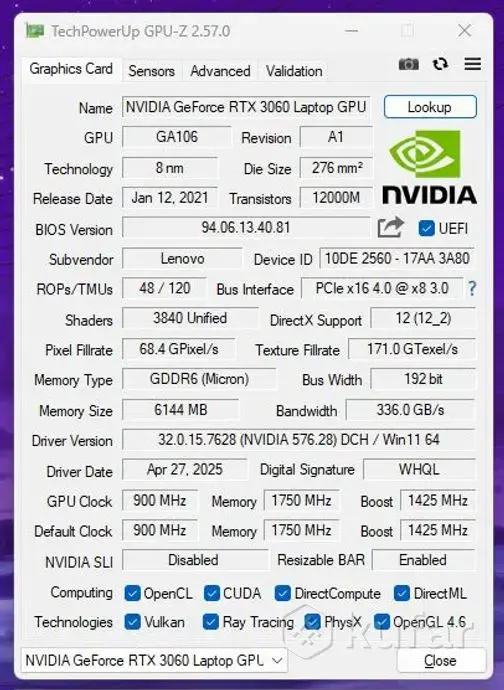 Игровой ноутбук Lenovo Legion 5