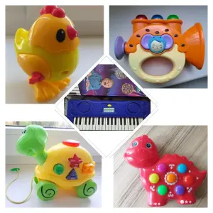 Музыкальные игрушки, б.у-4шт