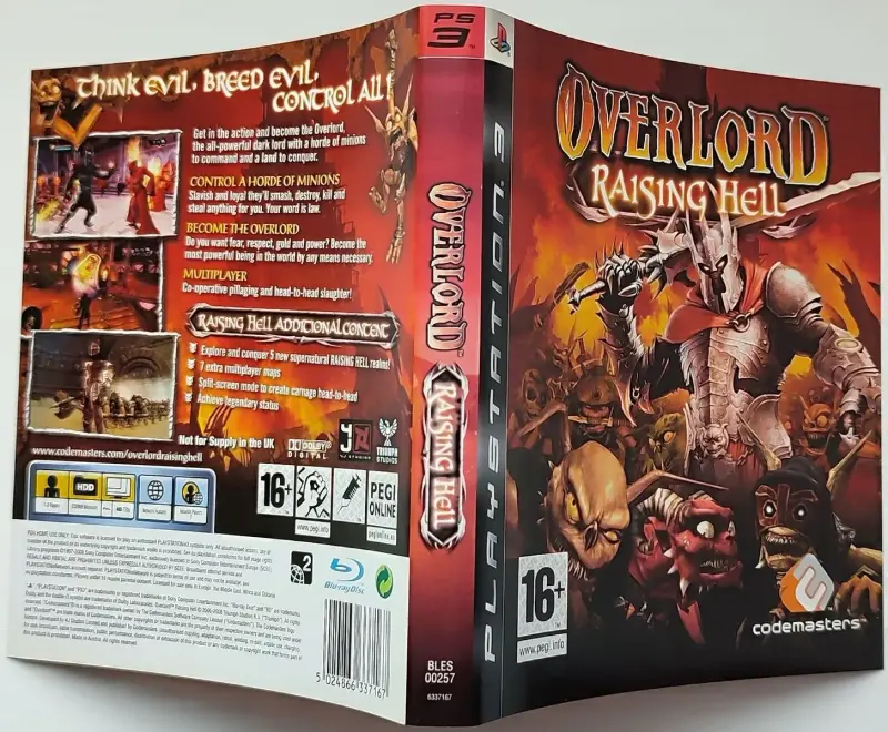Overlord. Raising hell для PS3