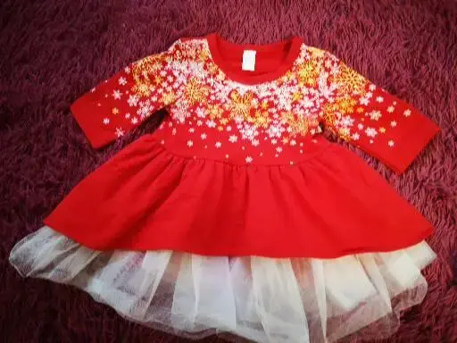 Детское новогодние платье