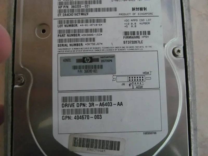 SSD и HDD жесткие диски - Жесткий диск для сервера HP 360205-021 72.8GB 10000 об.м 8MB (BD0728A4C4) 3.5 дюйма Ultra320 SCSI Б.У. - Вся Беларусь - Фото 7 Жесткий диск для сервера HP 360205-021 72.8GB 10000 об.м 8MB (BD0728A4C4) 3.5 дюйма Ultra320 SCSI Б.У. - Вся Беларусь - 229877 - Доска объявлений Kupika.by - Фото 7