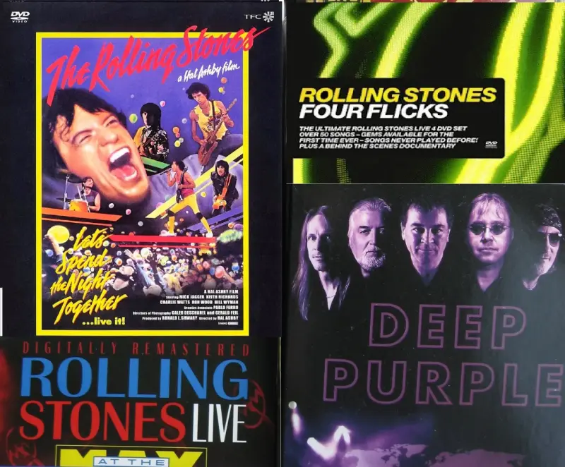 Музыкальные DVD диски из личной коллекции