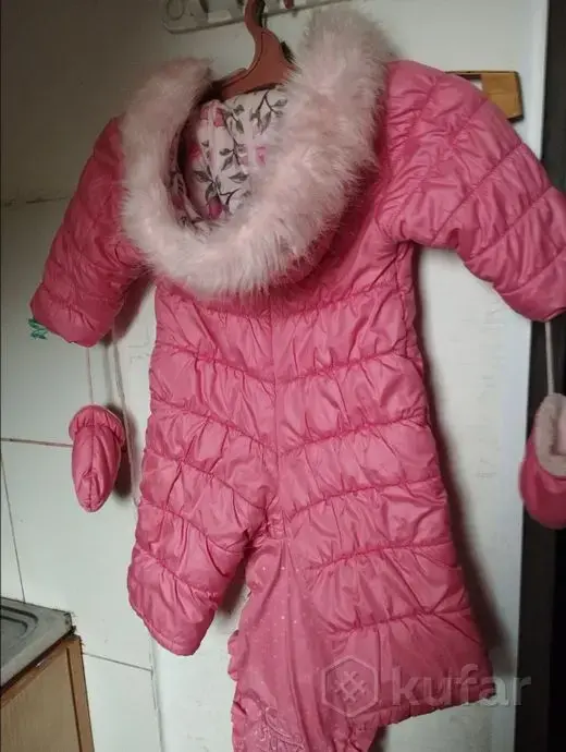 Комбинезон зимний для девочки.