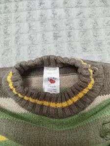 Вязанная кофта для мальчика