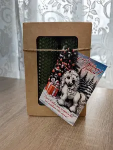 Подарочный набор из 2 свечей из вощины