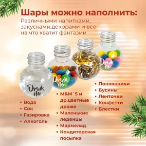 Игровой набор для новогодней вечеринки-Выпей меня