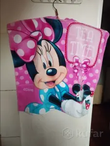 Полотенце Минни Маус. Пончо-полотенце