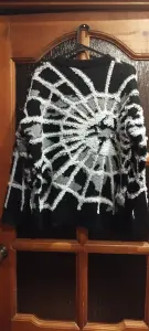 Свитер с рисунком паука