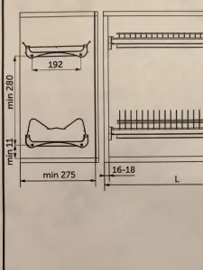Сушилка для Посуды 600 мм