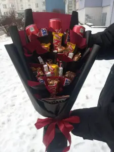 Букеты из конфет