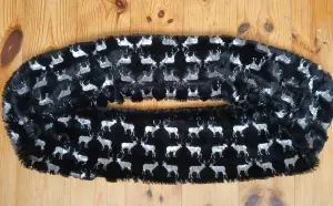 Шарф с рисунком оленя для карнавального костюма