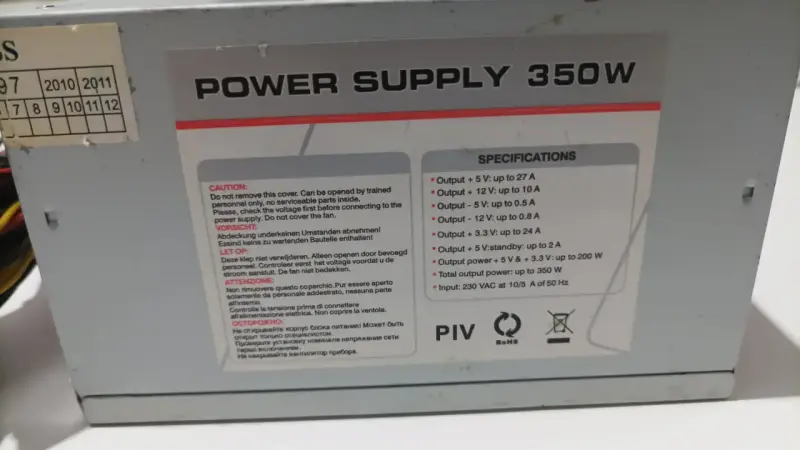 Блоки питания, аккумуляторы - Блок питания 350W - Вся Беларусь - Фото 2 Блок питания 350W - Вся Беларусь - 229182 - Доска объявлений Kupika.by - Фото 2