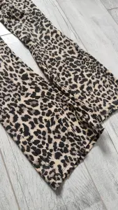 Primark леггинсы клёш леопард